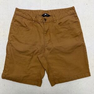 The North Face Chino Shorts Men's 34 10" Brown Hiking Outdoor Packable